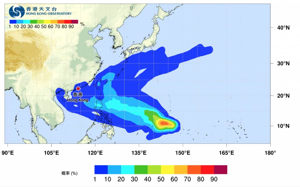 即時天氣消息 天文台 (圖片來源:天文台)