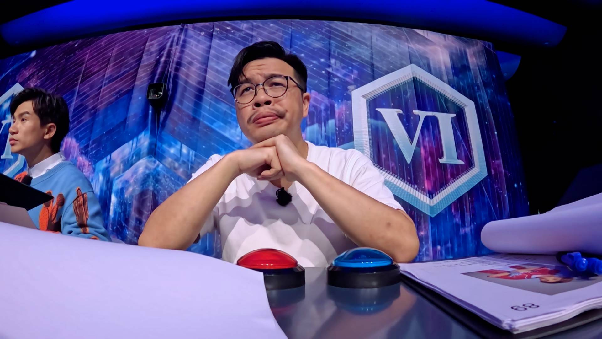 全民造星6 何爵天 何爵天表情包走紅 網民狂截圖(圖片來源:ViuTV)