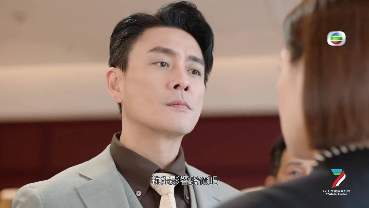 袁富華 新聞女王2 Man姐在《新聞女王2》結局篇不但要對付古肇華,還要應付其身後的幕後黑手Richard Wu!(圖片來源:TVB)