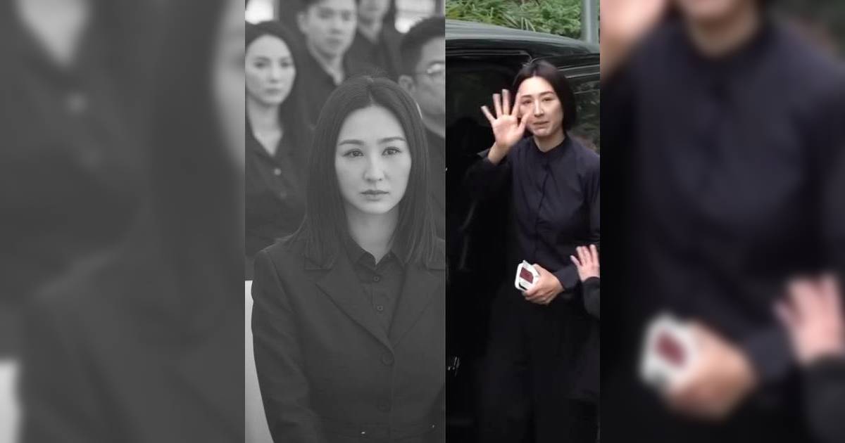 高海寧深夜發黑白劇照悼「老竇」許紹雄 大殮現身送別神情哀傷