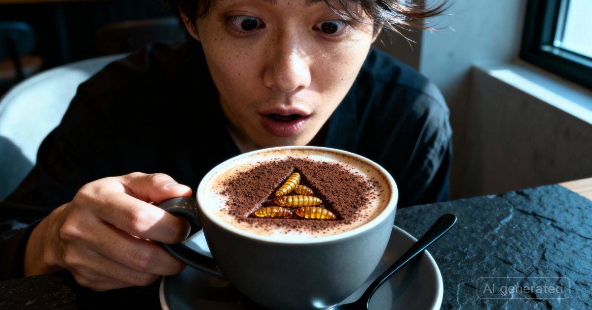 北京博物館推「蟑螂粉咖啡」！｜烘烤大麥蟲鋪面 網民反胃：給我450元也不喝