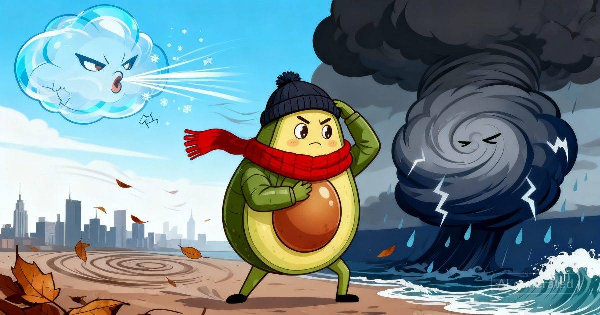 新風暴醞釀突襲南海｜天文台警告：氣溫急降至16度全港風力大增？