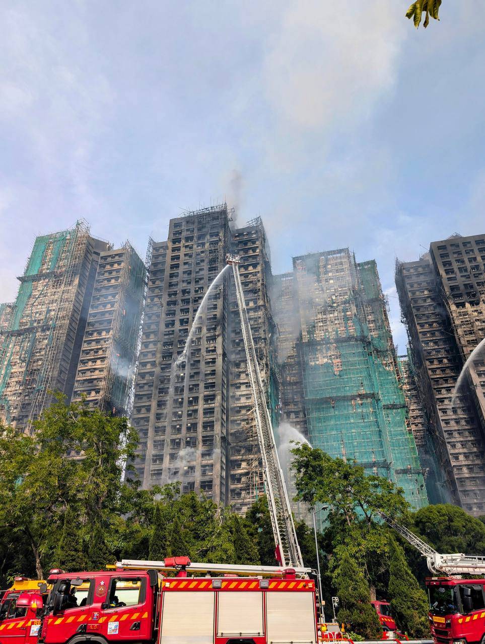 宏福苑 火災 (圖片來源:GOtrip編輯部)