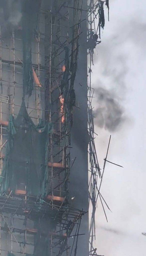 宏福苑 火災 (圖片來源:GOtrip編輯部)