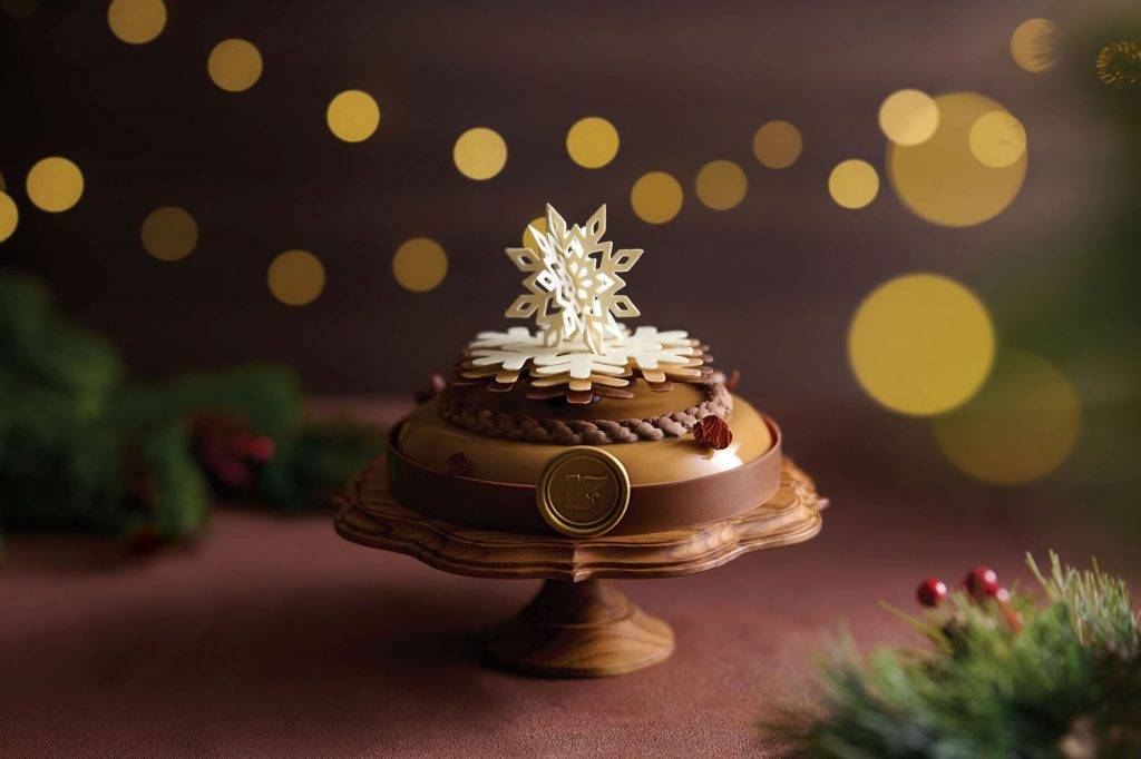 聖誕蛋糕 優惠 推介 酒店 「五重奏榛子蛋糕」($528元/4至6位用 – 網上預訂)(圖片來源:官方授權圖片)