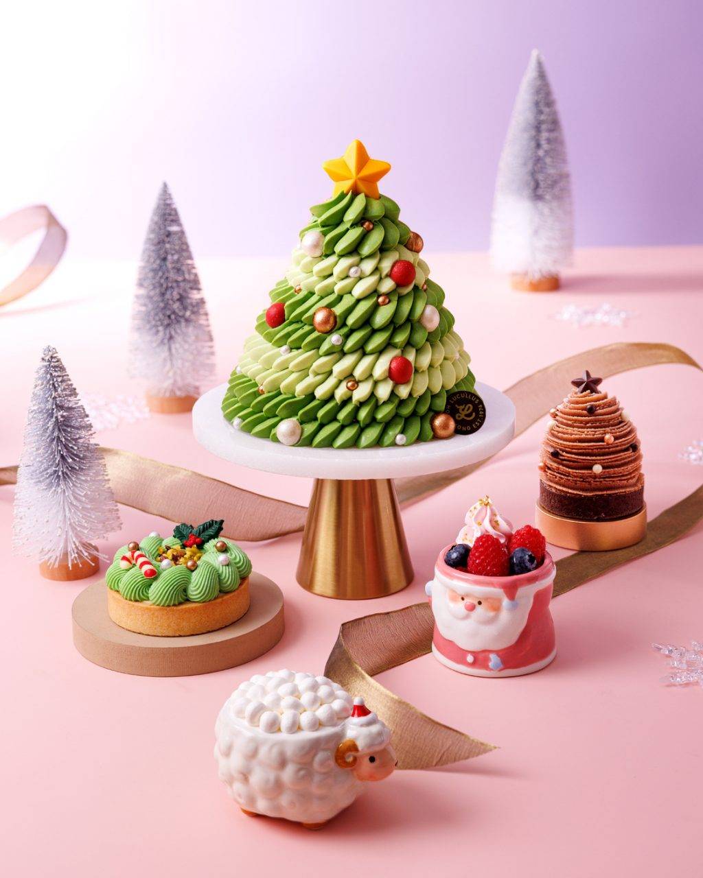 聖誕蛋糕 優惠 推介 酒店 抹茶朱古力百香果慕絲蛋糕 $528/個 (6吋)(圖片來源:官方授權圖片)