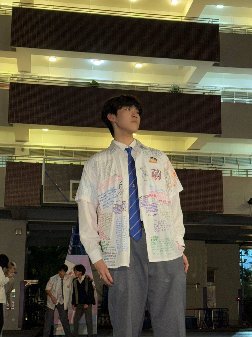 全民造星6 andy 中學時期已經睇落非常高大。(圖片來源:《全民造星6》官網)