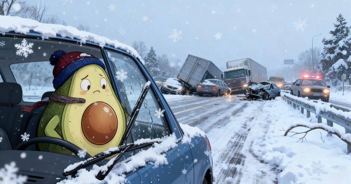 世紀暴風雪突襲美國｜5,300萬人急戒備！機場癱瘓 45車連環相撞場面震撼？