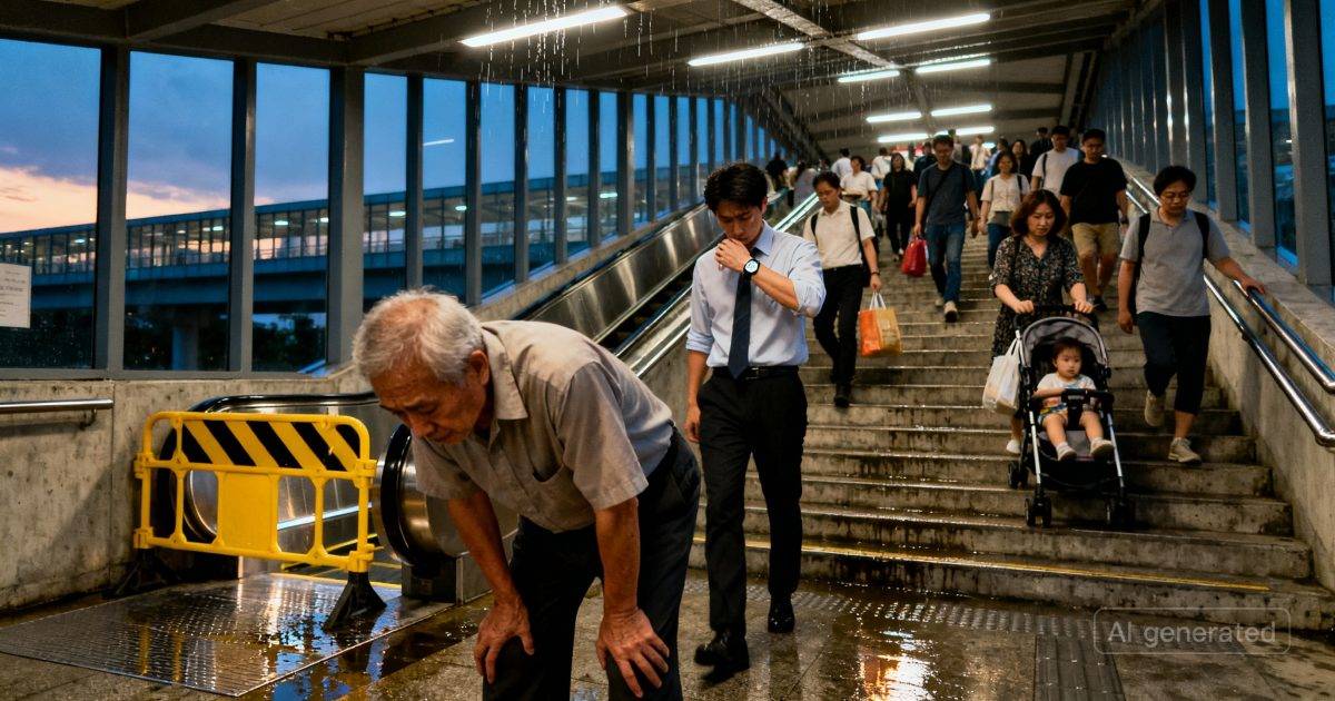 何文田天橋驚變豆腐渣工程？｜1年狂壞115次兼漏水 居民怒轟：點樣行？