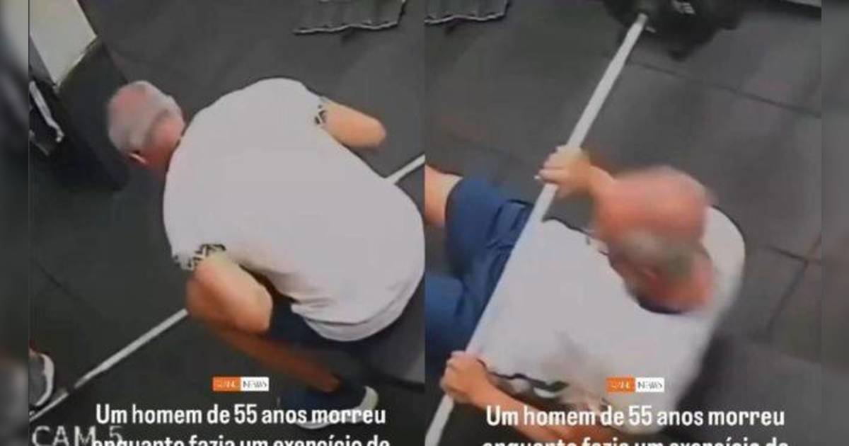 館長健身失誤遭槓鈴壓胸身亡 閉路電視曝光最後身影