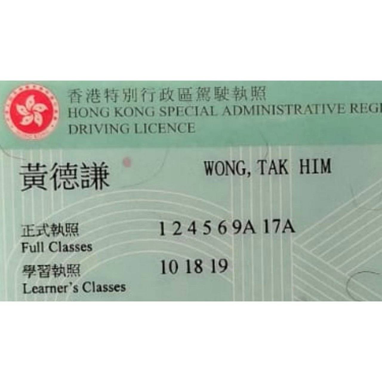 黃又南 駕駛牌照 黃又南在社交平台展示多個專業駕駛牌照(圖片來源:IG@wongyounam)