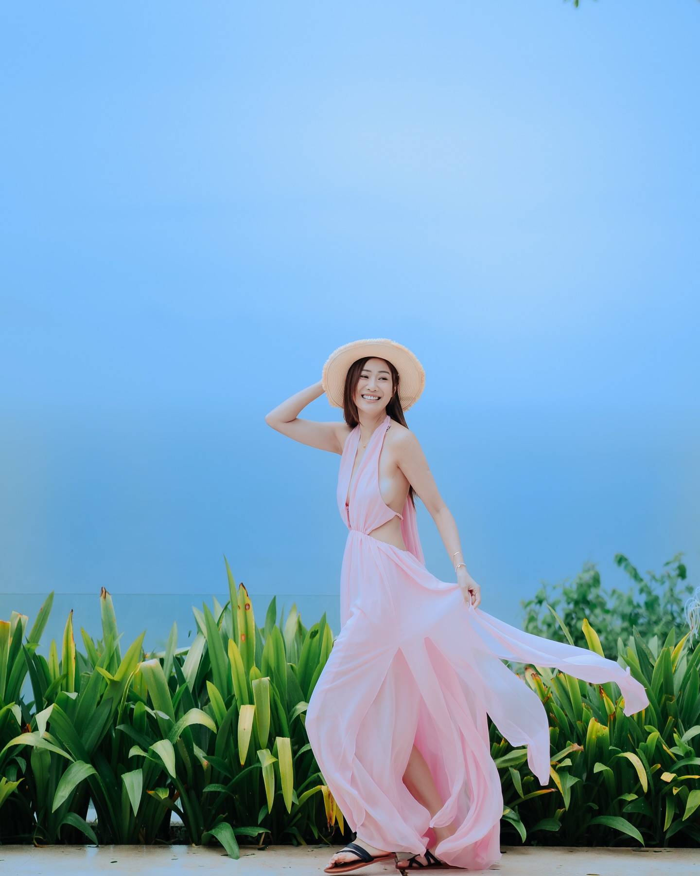 朱智賢 外傭 (圖片來源:IG@ashley_ellabel)