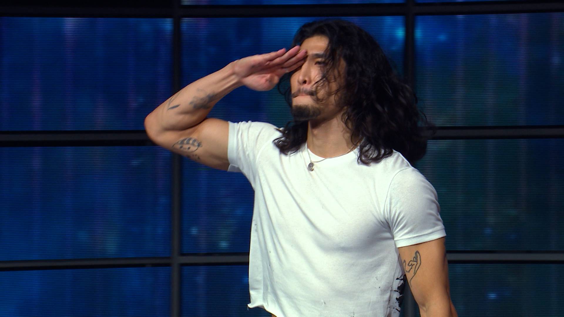 畢佬 充滿正能量的畢佬贏得全場掌聲。(圖片來源:ViuTV)