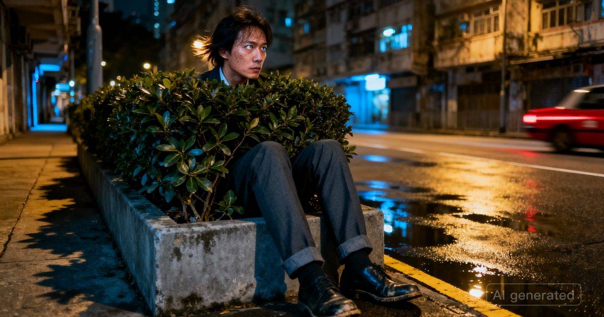 長沙灣驚現「無上半身男」｜花槽僅雙腳露出嚇壞路人 救護員到場真相曝光