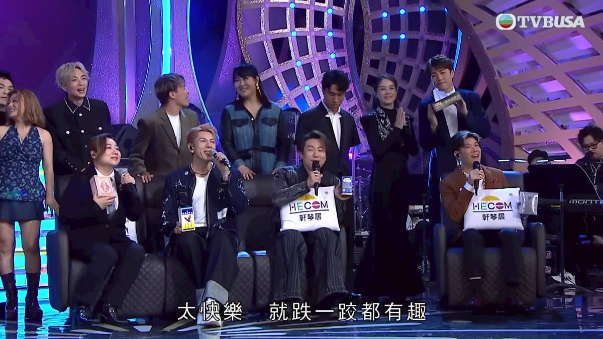 中年好聲音 tvb 大家都齊齊賣廣告。(圖片來源:TVB)