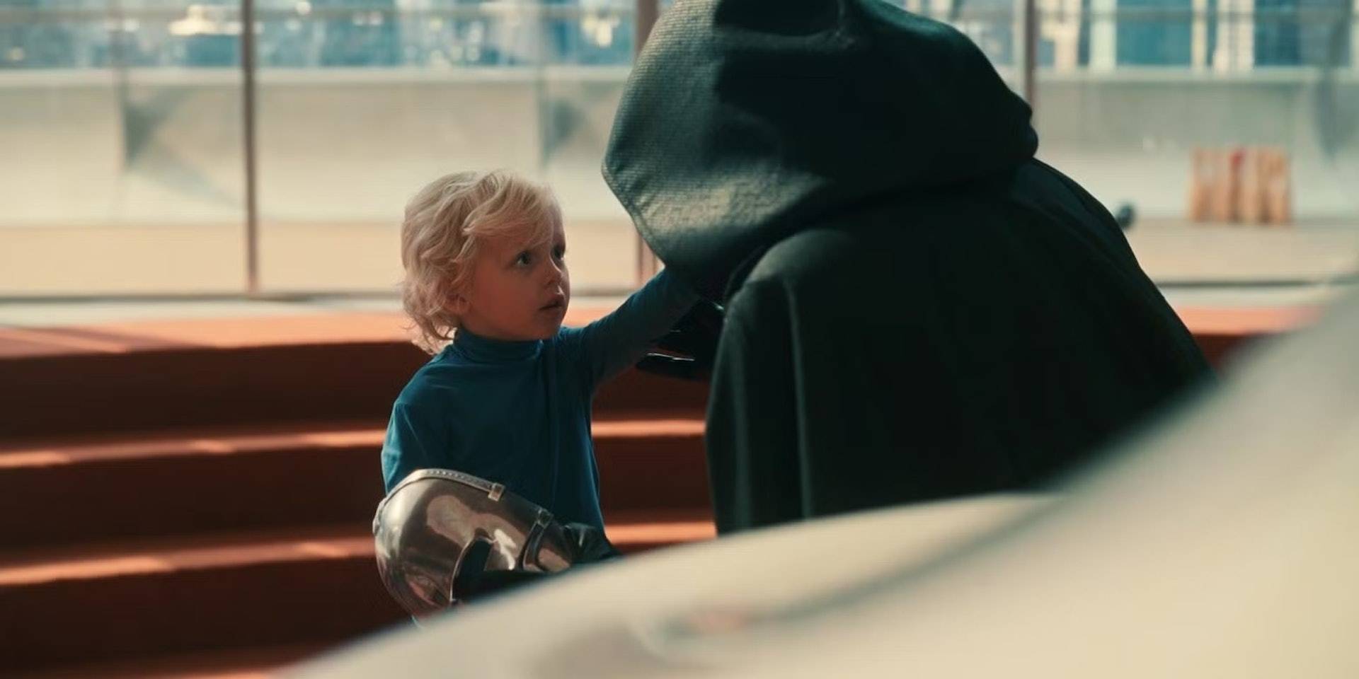 復仇者聯盟5 基斯伊雲斯 《神奇4俠:英雄第一步》片尾彩蛋中羅拔唐尼飾演的末日博士「現身」。(圖片來源:《神奇4俠:英雄第一步》電影劇照)