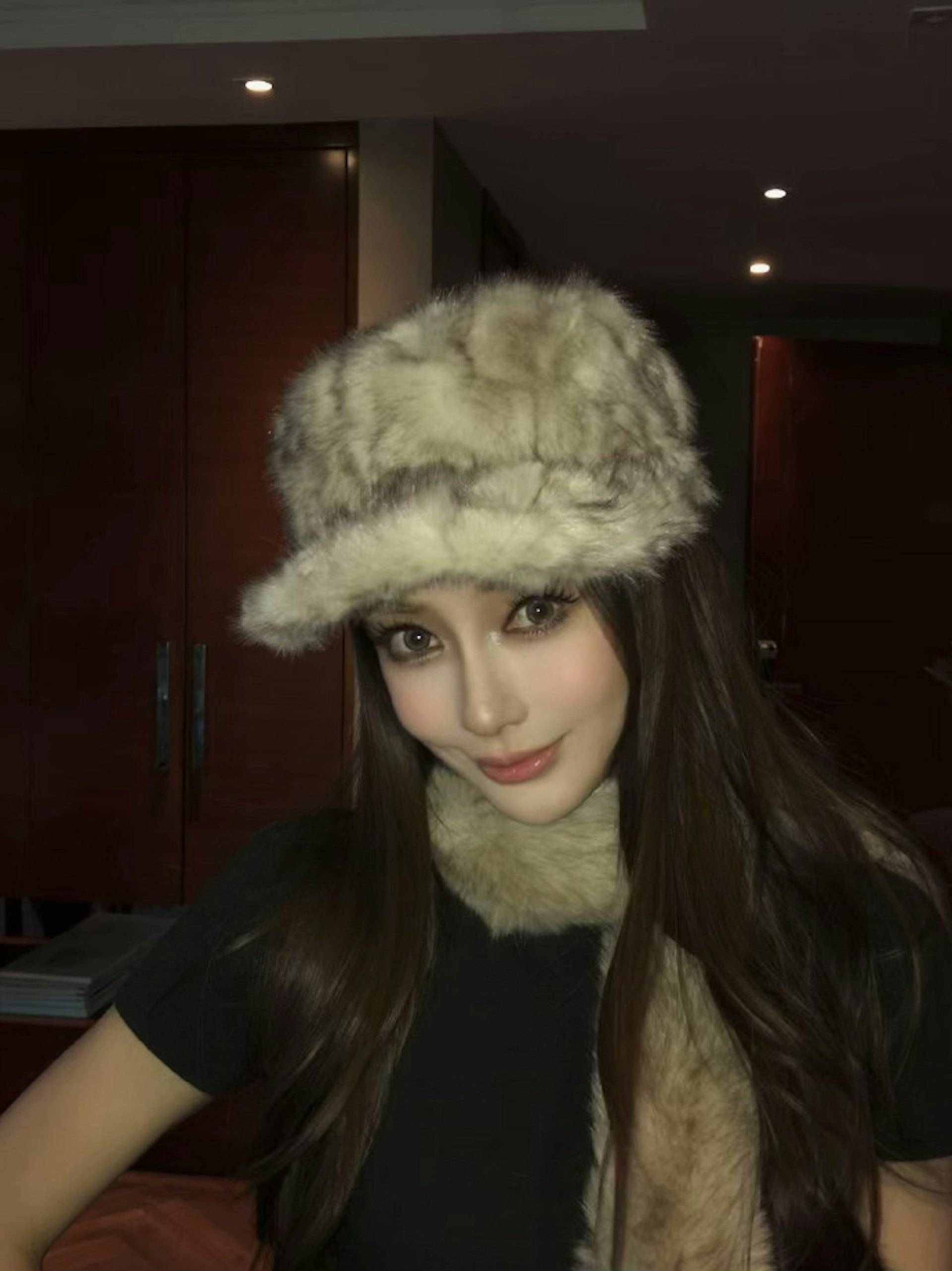 angelababy 煙燻妝 (圖片來源:微博)
