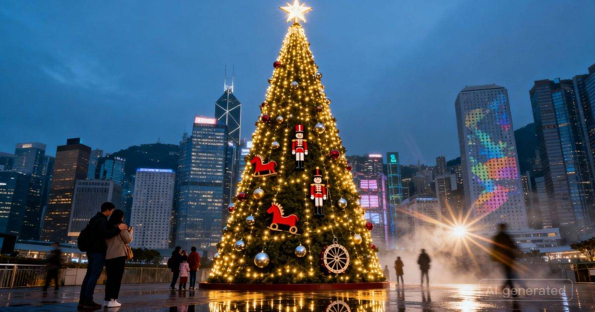 聖誕好去處｜中環20米高聖誕樹超震撼！盤點9大情侶親子必去打卡熱點？