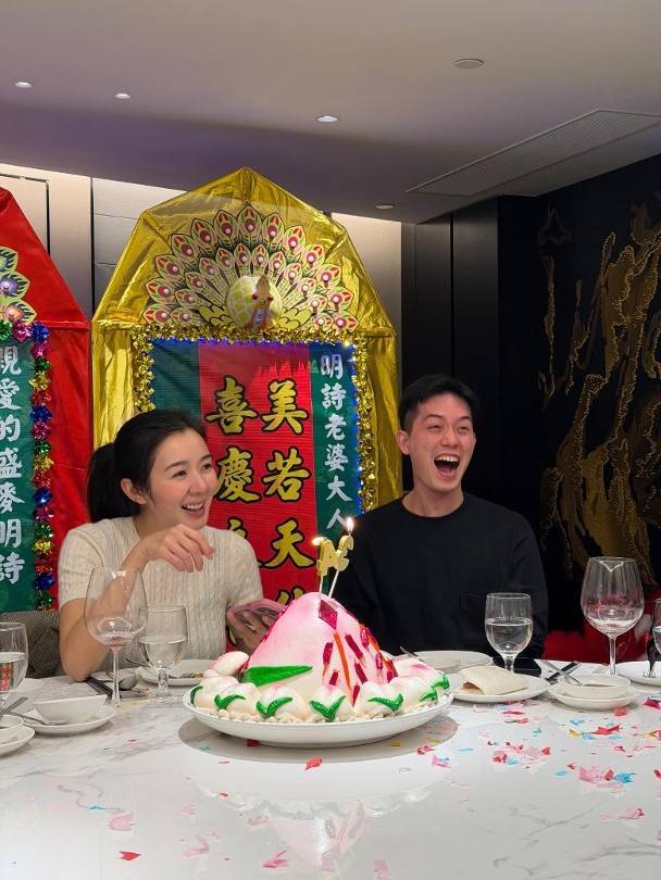 麥明詩 盛勁為 (圖片來源:IG@louisa_mak)