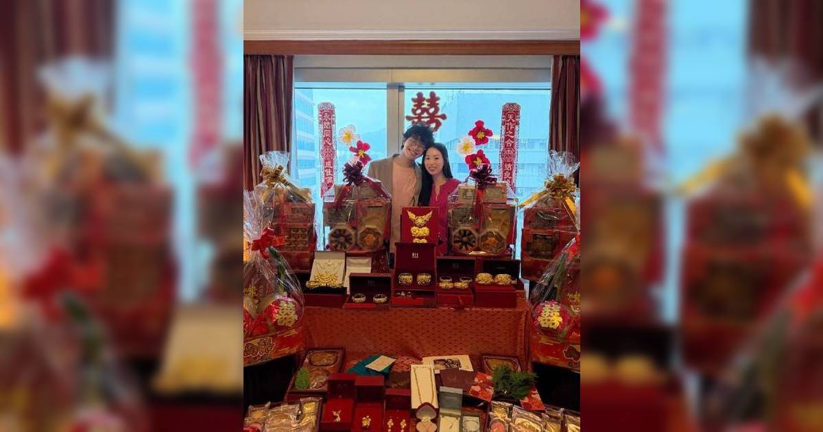 程人富冧樣宣布正式封盤 過大禮金光閃閃 校服婚照甜爆網民心