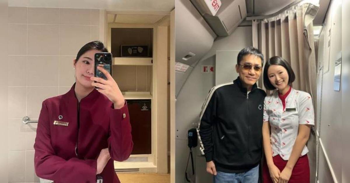 韓妹國泰空姐機上偶遇梁朝偉｜偷望全程 最終被偶像一舉動震驚！