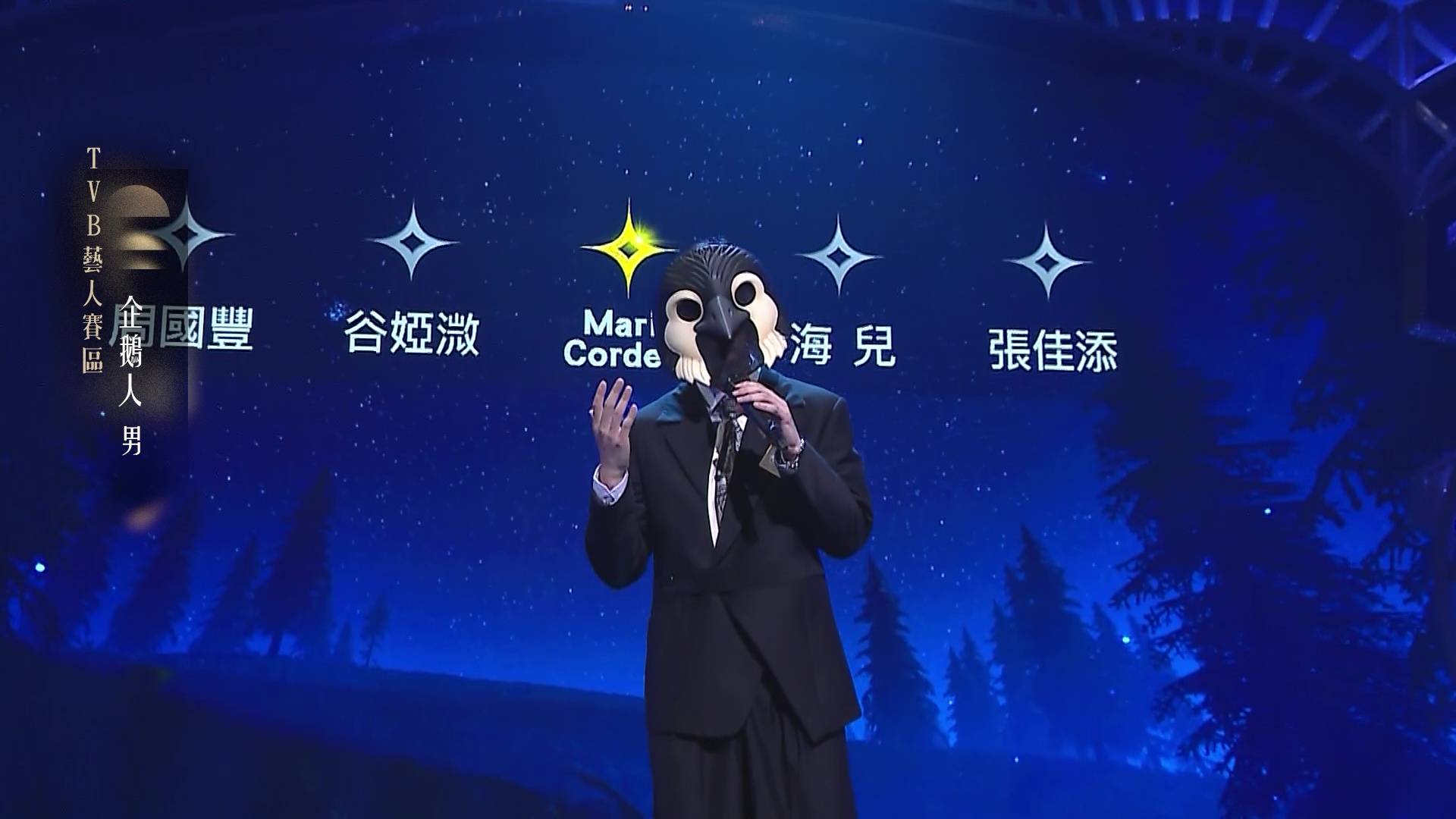 企鵝人 中年好聲音4 (圖片來源:TVB)