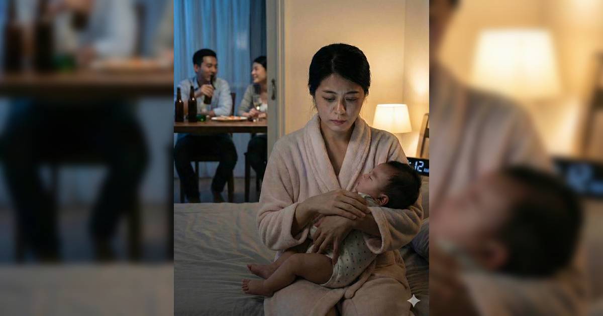 新手媽媽爆老公帶女同事回家飲酒到凌晨3點 獨自湊BB被當透明 後續更離譜！