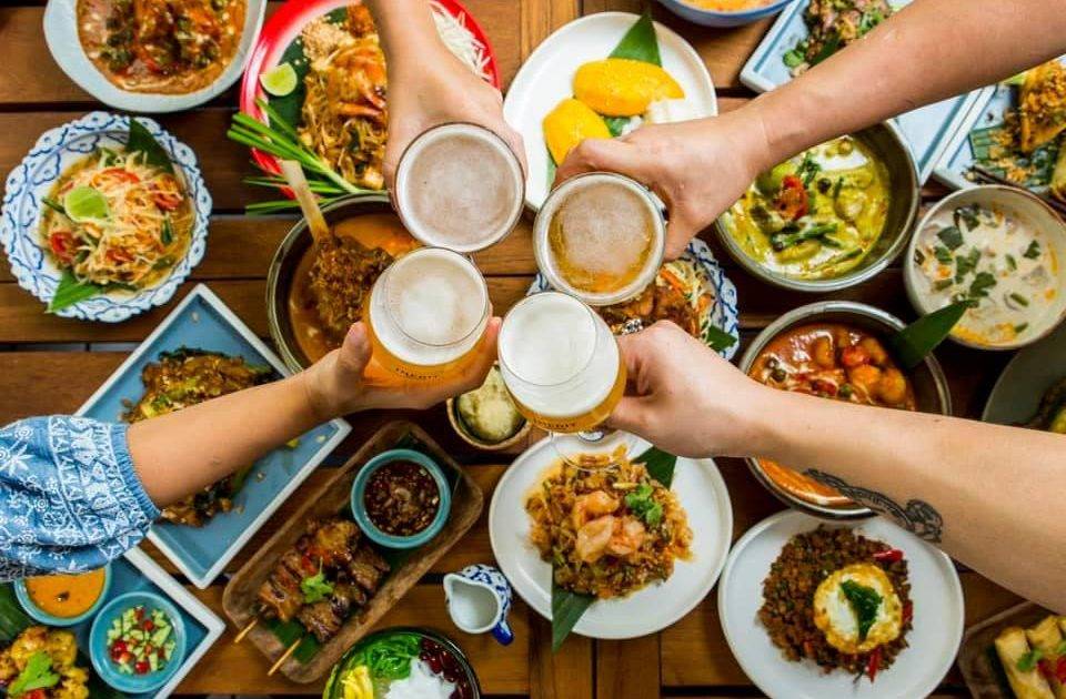 RUAM – 灣仔餐廳 必食泰式虎蝦炒金邊粉+芒果糯米飯+香蕉烤餅配椰子雪糕