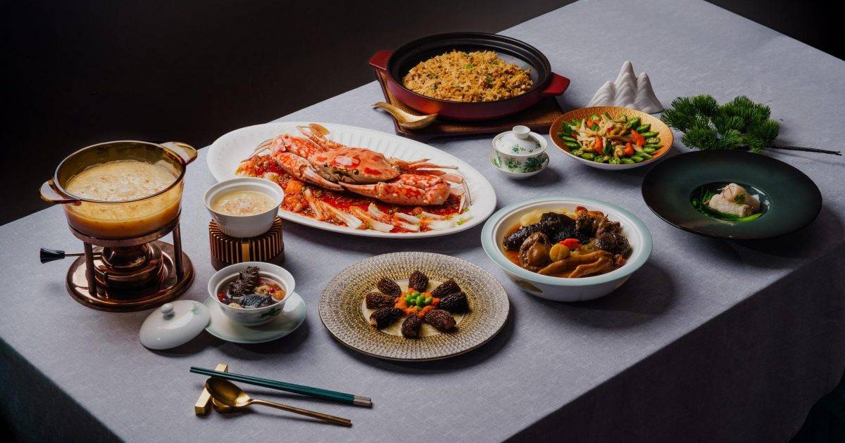 都爹利會館 – 中環餐廳 必食富貴鹽香雞+蜜汁燒叉燒+楓葉柑桔酥+朱古力牛油果西米露+芥末香煎澳洲M9和牛粒+叉燒包