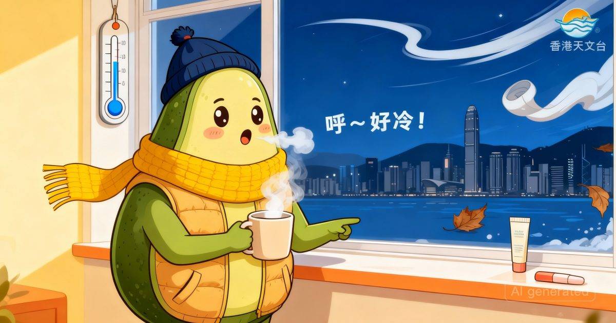 寒流襲港｜氣溫晚間狂降！天文台預測最低見「11度」：市民點算好？！