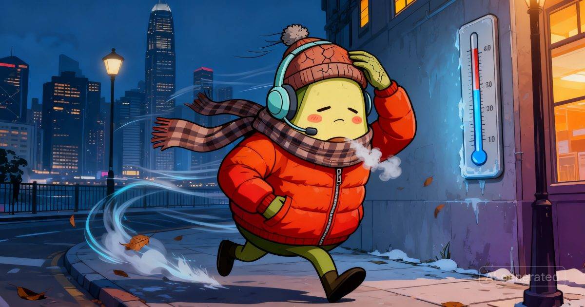 寒流突襲｜氣溫急降至單位數！大帽山僅1.6度 天文台警告：寒冷天氣持續？