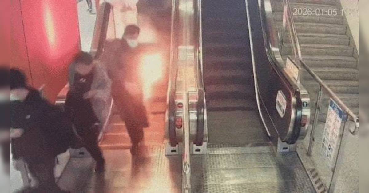 上海地鐵男子身上突起火｜證尿袋未使用下自燃 新購入有3C認證