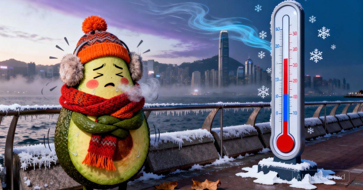 寒流突襲｜氣溫急降僅3.9度！天文台發「霜凍警告」：新界內陸或現地面霜？