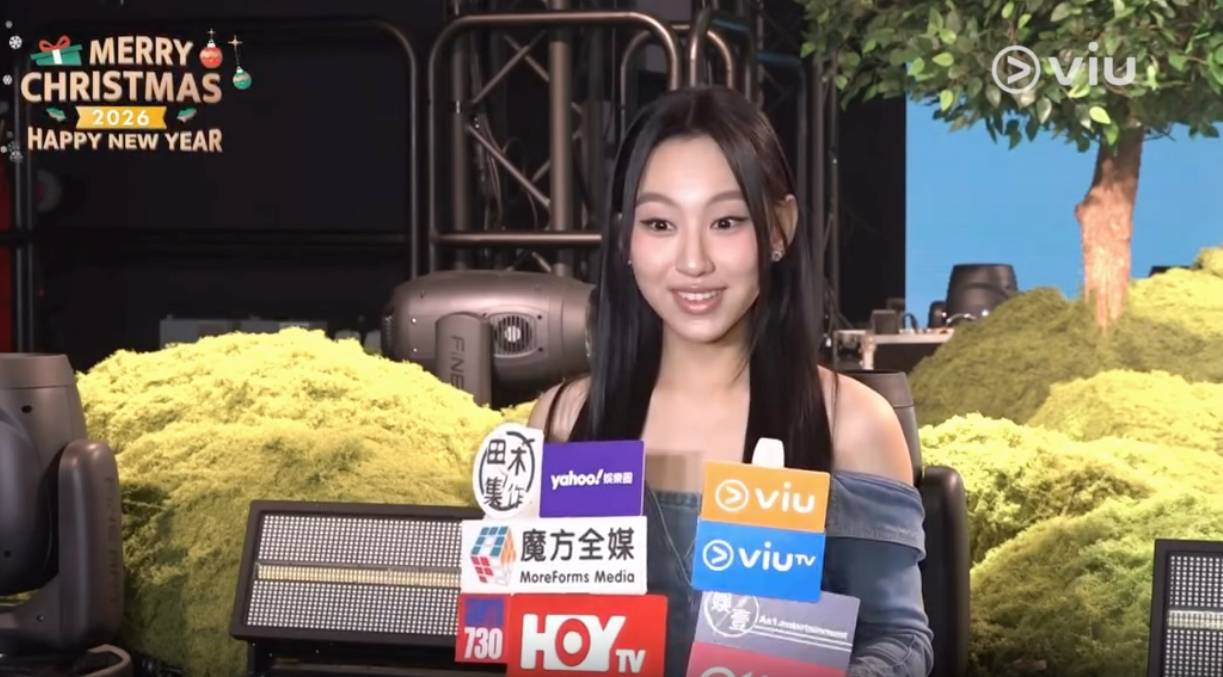 炎明熹 sony 炎明熹即場點算8位數爆笑反問記者(圖片來源:Viu1HK)