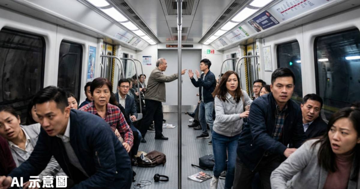 港鐵車廂驚現大逃亡｜乘客尖叫「撳鐘啊」全車走避　真相震驚