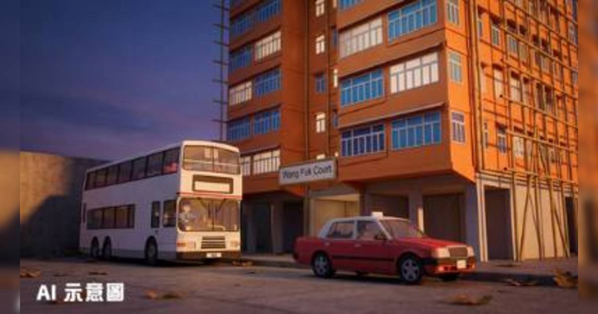 宏福苑火災家屬燒巨型紙紮屋｜招牌標明屋苑名 網民激辯