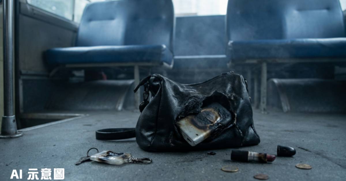 港女搭小巴尿袋突爆火｜名牌手袋燒爛全車急逃生 事主驚魂：以後唔敢再用