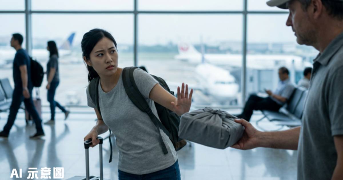 留學生返英國｜候機室遇男子請幫帶行李 拒絕後被問1句極可疑