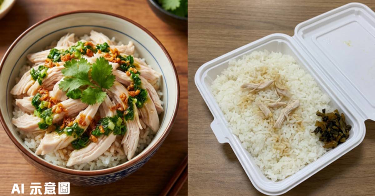 女生外賣78元蔥油雞絲飯｜實物雞絲稀少如瑤柱絲 網民：唔怪得咁多人北上