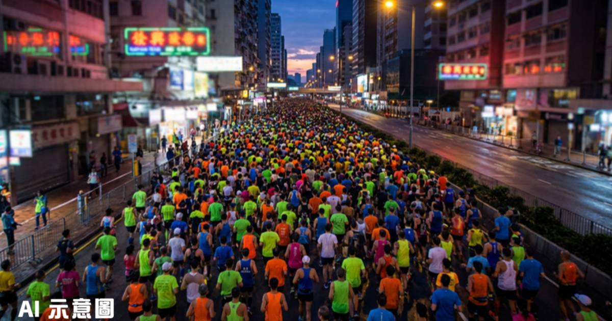渣打馬拉松2026明日開跑｜今晚11時半起全港大封路 港鐵8線提早開車