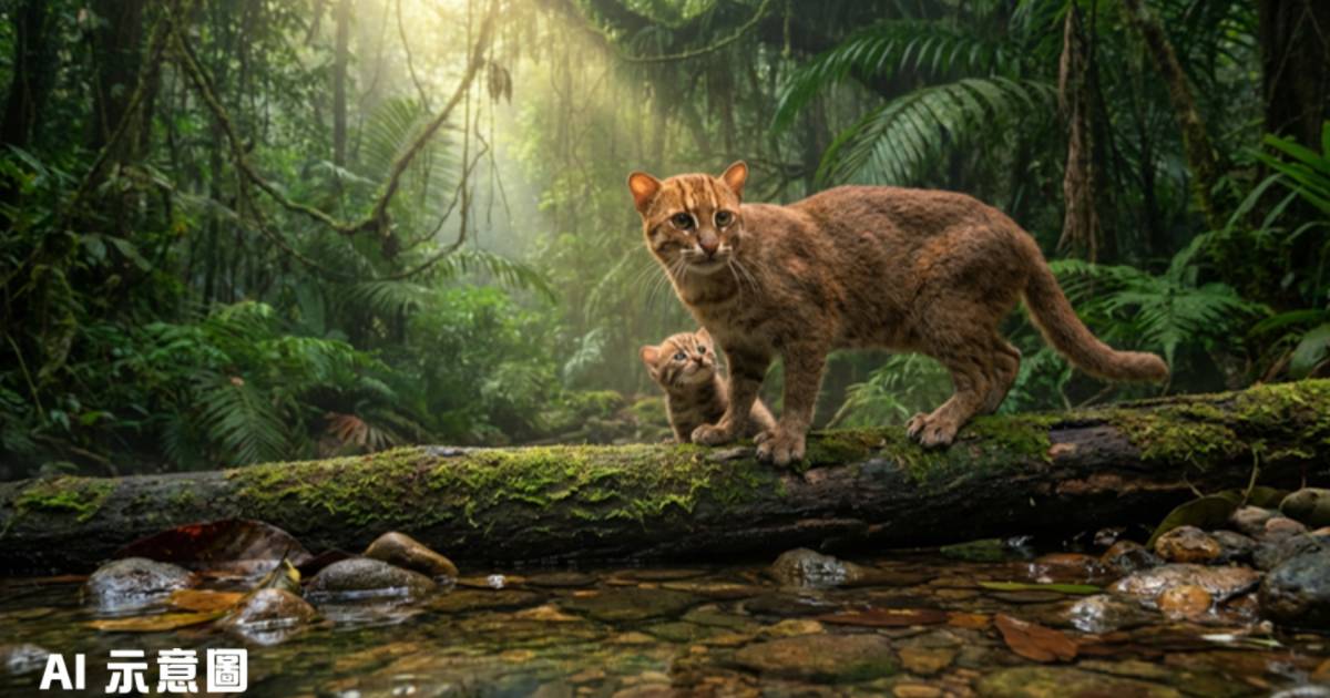 以為絕種29年貓貓重現身｜母貓帶B證有繁殖 全球僅存2,500隻