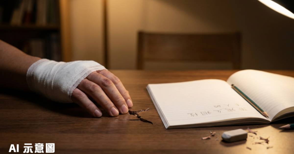 山東父親輔導作業拍桌骨折｜孩子半小時寫18字 網民教應對妙招