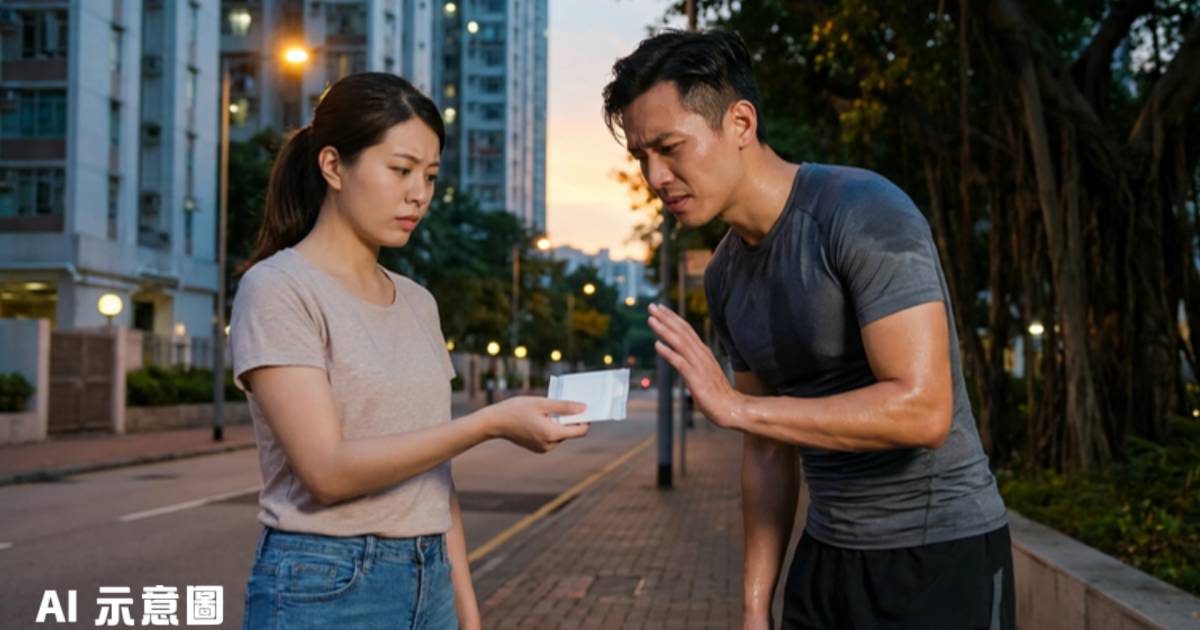 九龍塘跑步男借衛生巾竟嫌不夠厚｜事主驚呼可疑 網民揭慣犯真相