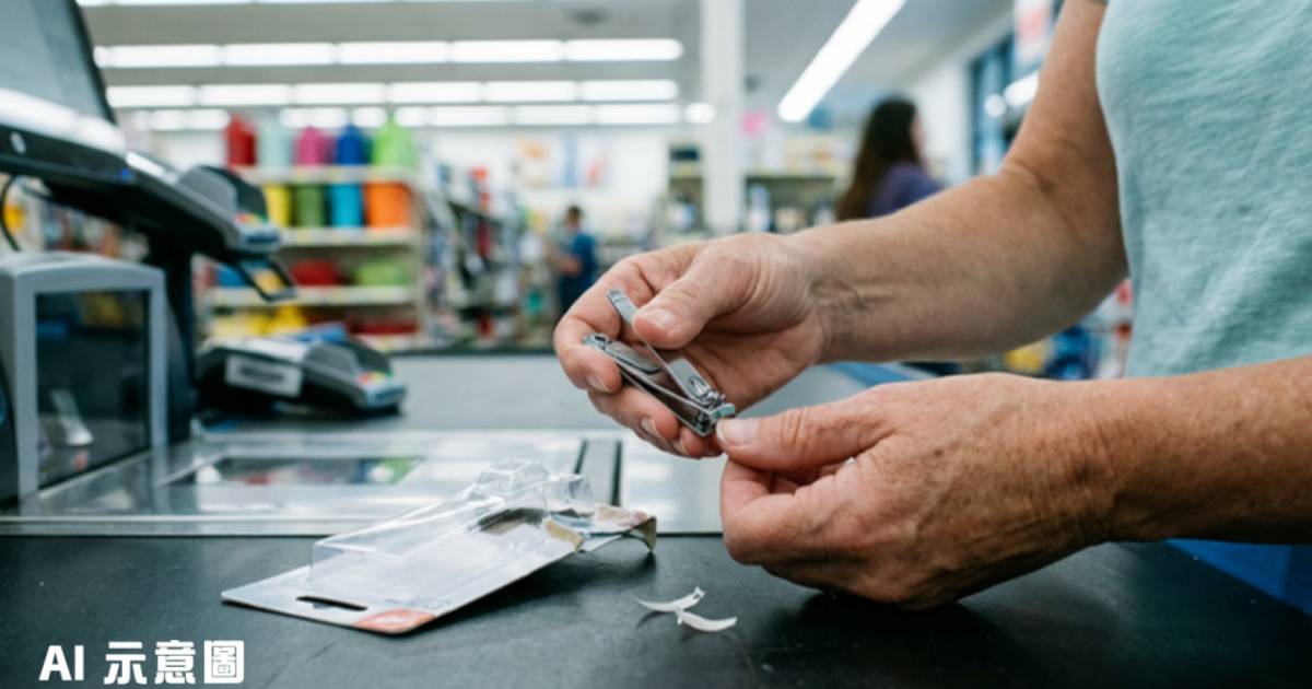 婦人買指甲鉗即場開剪 大叔1句神比喻秒KO