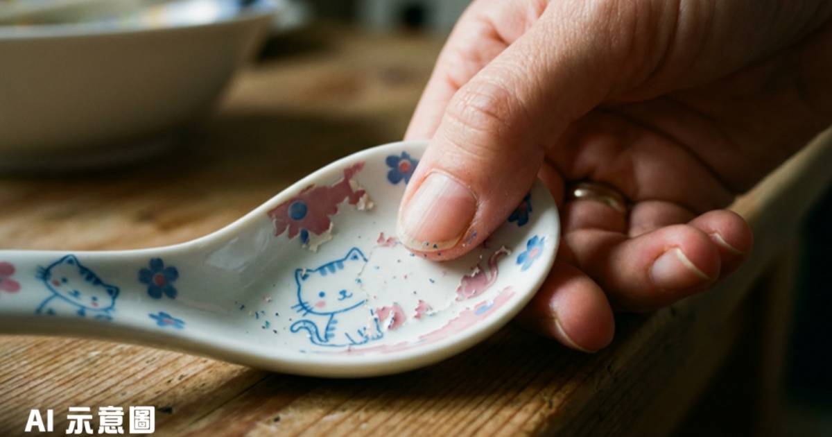 港女拼多多買陶瓷匙羹｜使用2周花紋甩色 一句話惹網民圍攻