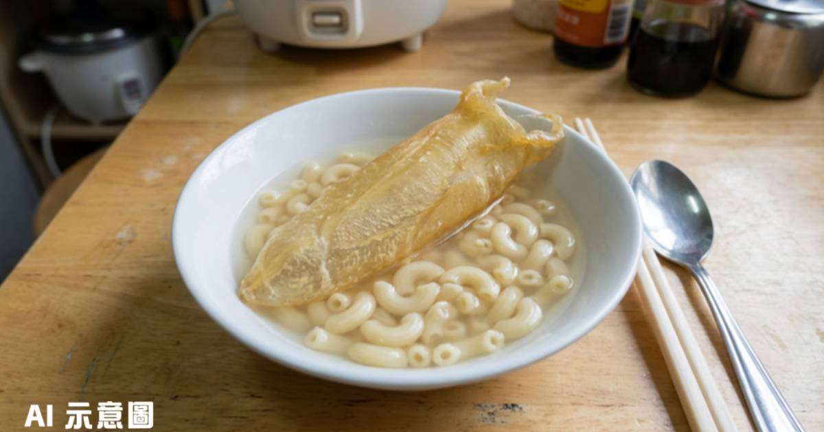 工人姐姐清水通粉加名貴食材｜網民曲線讚有料：貴嘢就要食原汁原味