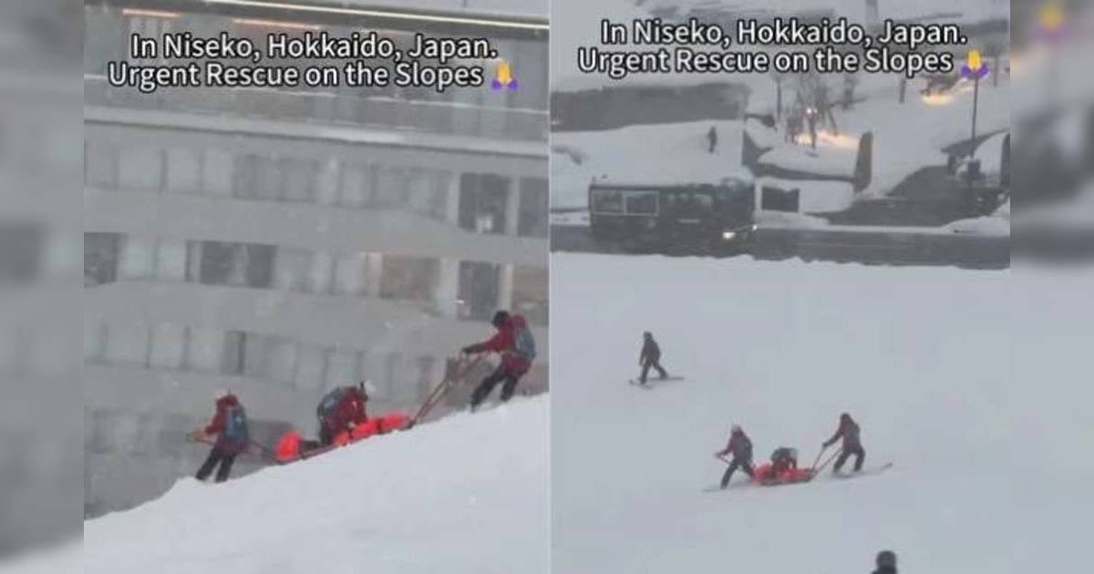 北海道旅客滑雪場失去意識｜救援隊員神分工 高難度操作引激讚