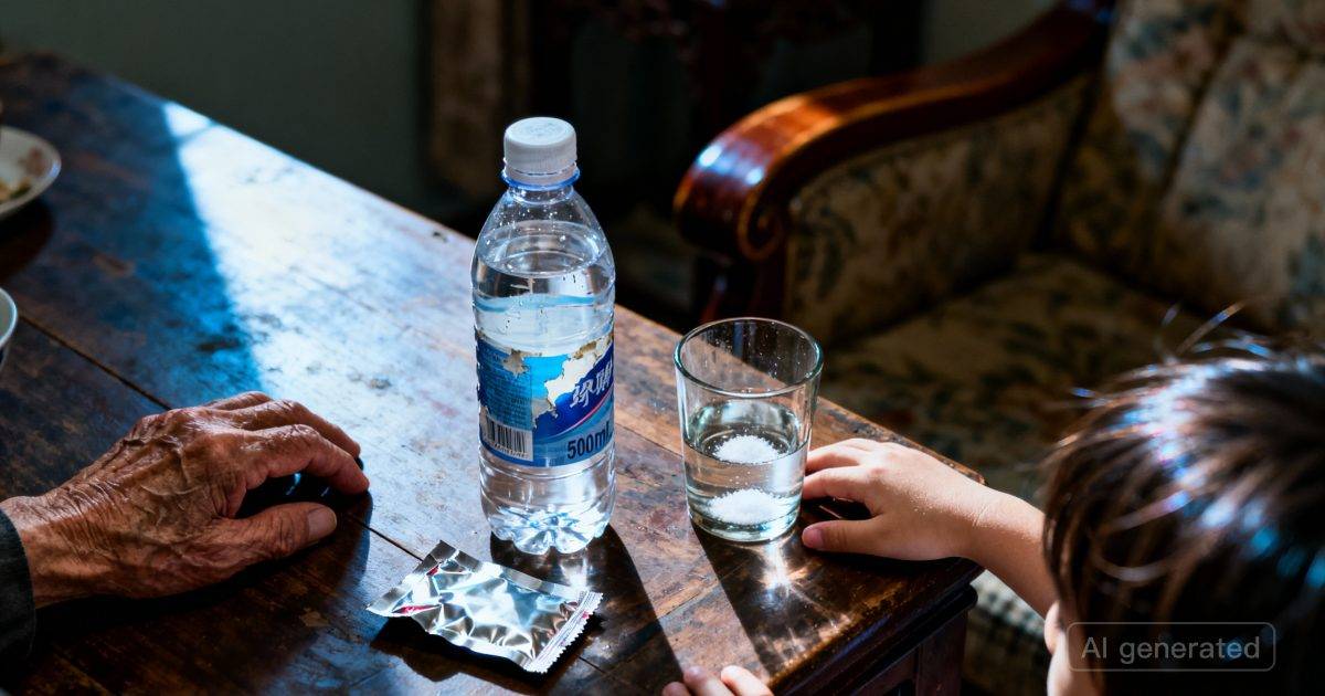 7歲男童軒軒感冒｜爺爺餵飲「礦泉水」沖藥 竟是燃料油致肝腎受損命危？