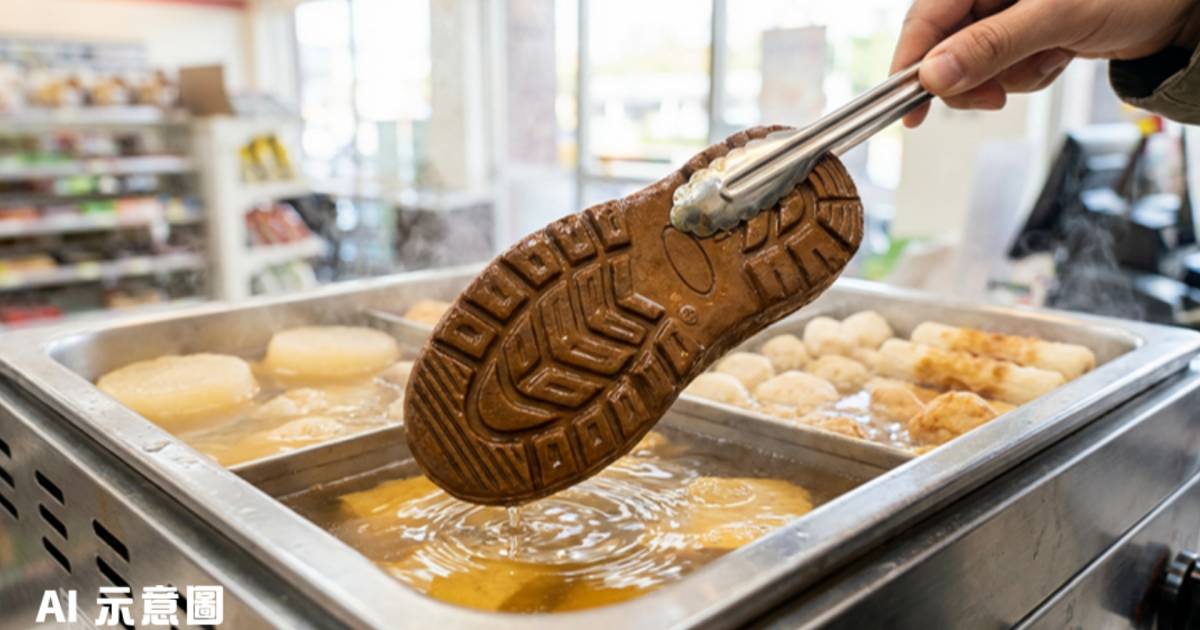 廣東7-11推出「鞋底豆乾」關東煮｜造型逼真引網民兩極反應