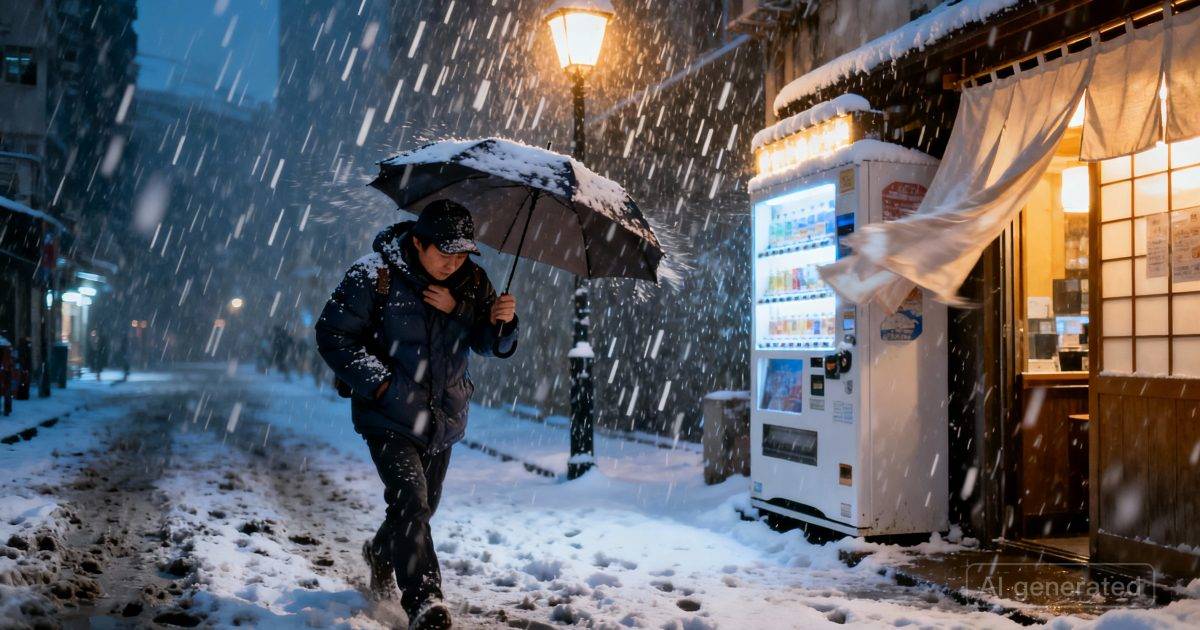 警報級大雪狂襲日本！東京恐陷癱瘓？逾100航班急取消